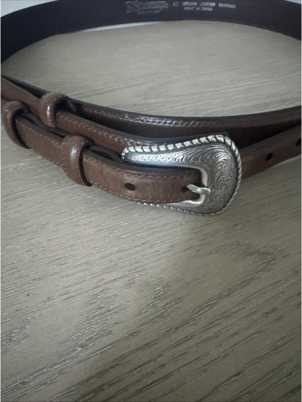 Nocona Men’s Western Ranger Arrow Lacing Leather Belt Men’s 42